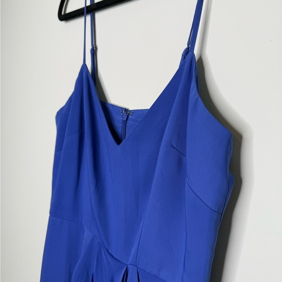 Gianni Bini Monique  Spaghetti Strap Ruffle Asymmetrical Hemline Midi Dress - Picture 3 of 11